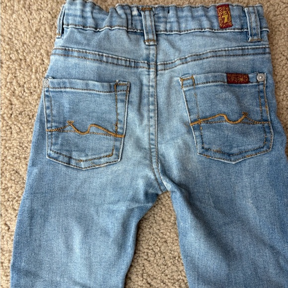7 for all mankind blue boys blue jeans size 3t - Picture 9 of 16